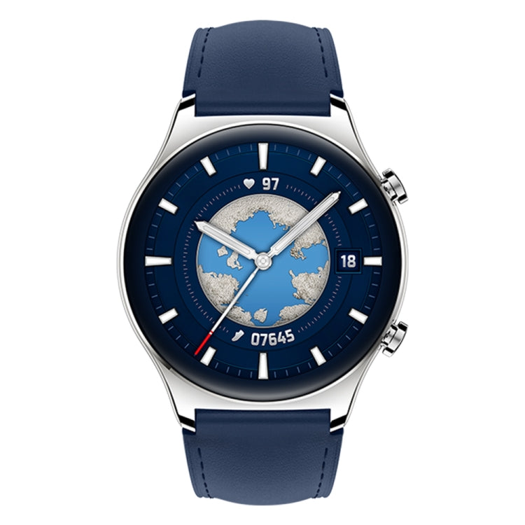 Honor GS 3 Smart Watch, 1.43 inch Screen, Support Heart Rate Monitoring / Bluetooth Call / GPS / NFC (Blue) - Wearable Devices by Huawei | Online Shopping UK | buy2fix