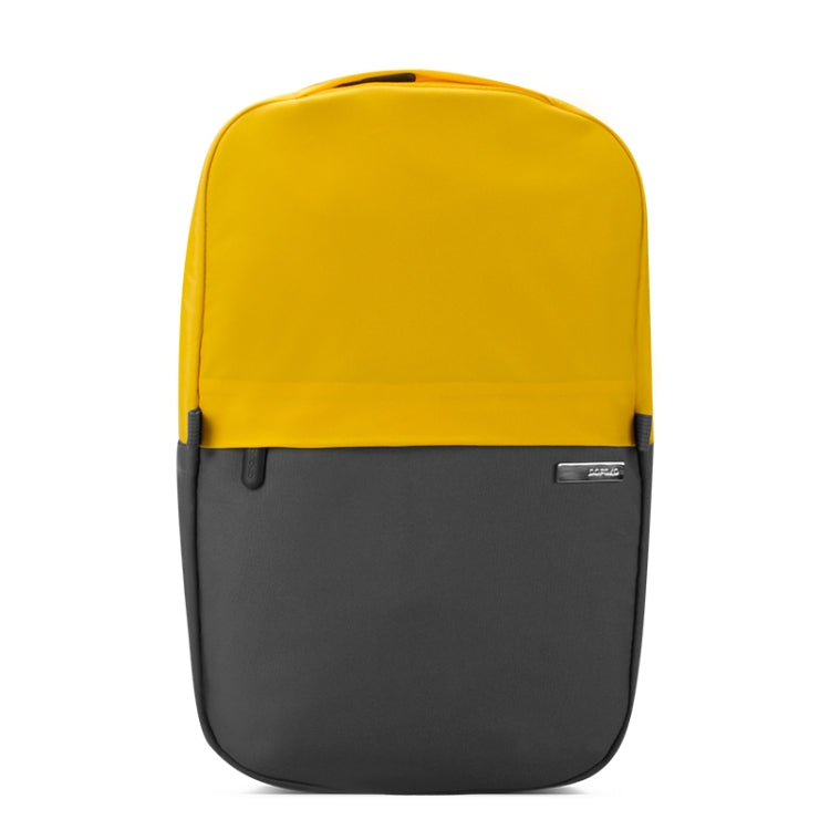 POFOKO XY Series 13.3 inch Fashion Color Matching Multi-functional Backpack Computer Bag, Size: S (Yellow) - Backpack by POFOKO | Online Shopping UK | buy2fix