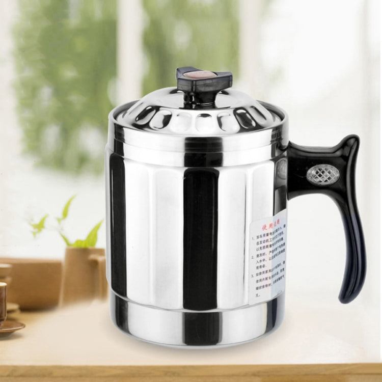 Universal DC 24V Stainless Steel Car Electric Kettle Heated Mug Heating Cup with Charger Cigarette Lighter for Car and Family, Capacity: 1000ML - Heating Cups by buy2fix | Online Shopping UK | buy2fix