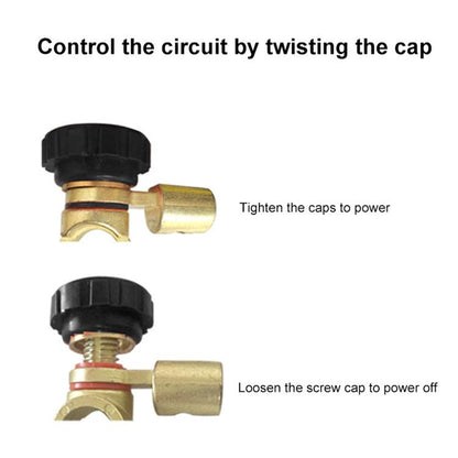 Car Battery Selector Isolator Disconnect Rotary Switch Cut (Red) - Car Switches by buy2fix | Online Shopping UK | buy2fix