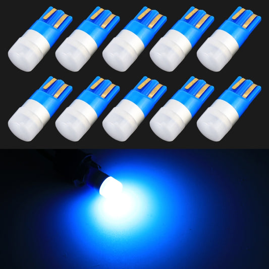 10 PCS T10 / W5W / 168 / 194 DC12V / 0.6W 1LEDs SMD-3030 Car Clearance Light (Ice Blue Light) - Clearance Lights by buy2fix | Online Shopping UK | buy2fix