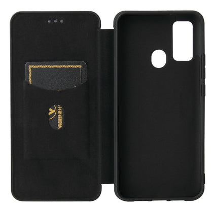 For DOOGEE N30 Carbon Fiber Texture Horizontal Flip TPU + PC + PU Leather Case with Card Slot(Black) - More Brand by buy2fix | Online Shopping UK | buy2fix