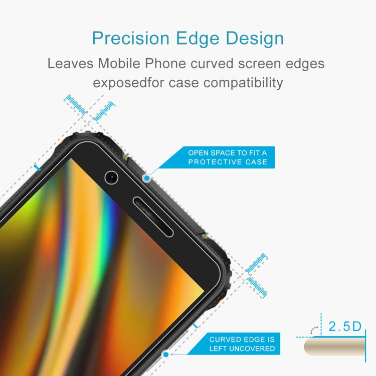 For Blackview BV5100 Pro 50 PCS 0.26mm 9H 2.5D Tempered Glass Film - Others by buy2fix | Online Shopping UK | buy2fix