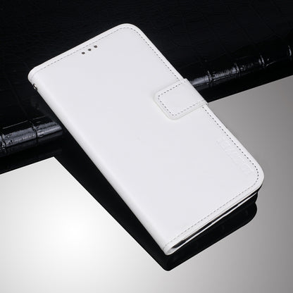 For Doogee X95 / X95 Pro idewei Crazy Horse Texture Horizontal Flip Leather Case with Holder & Card Slots & Wallet(White) - More Brand by idewei | Online Shopping UK | buy2fix