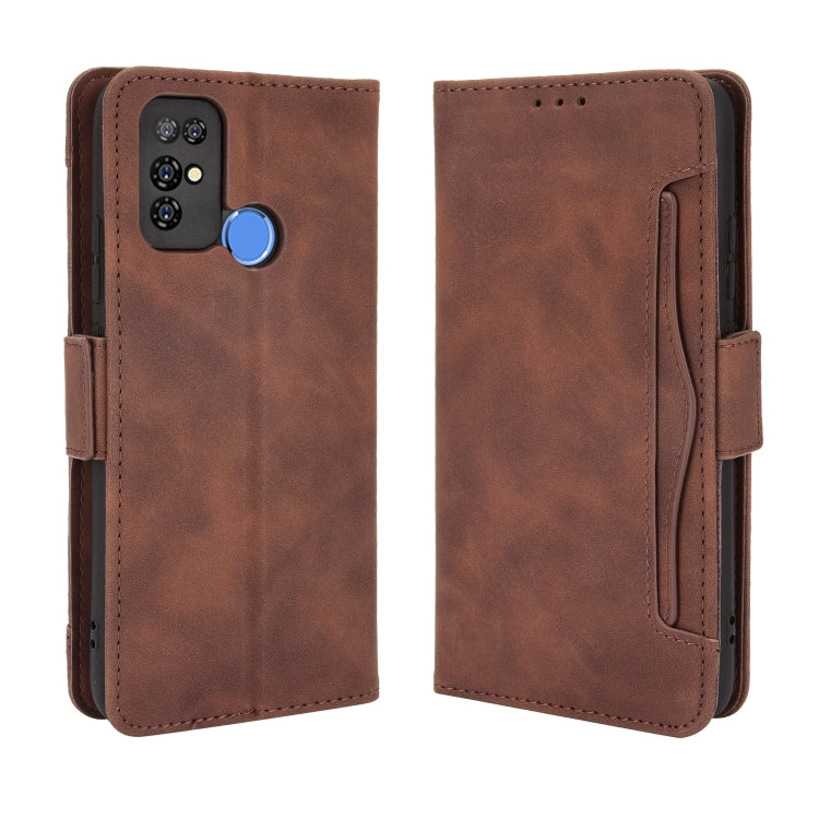 For Doogee X96 Pro Skin Feel Calf Pattern Horizontal Flip Leather Case with Holder & Card Slots & Photo Frame(Brown) - More Brand by buy2fix | Online Shopping UK | buy2fix