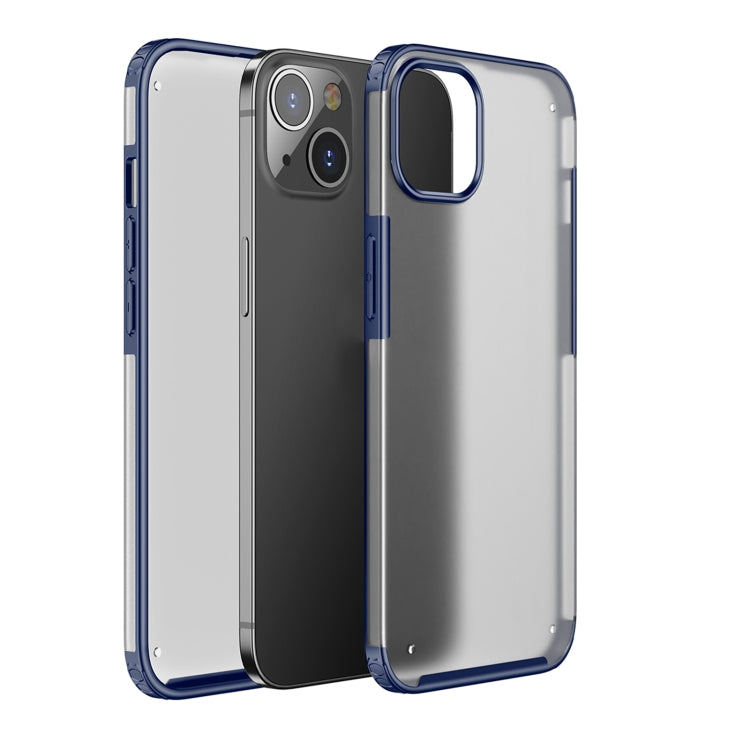 For iPhone 13 Four-corner Shockproof TPU + PC Protective Case(Blue) - iPhone 13 Cases by buy2fix | Online Shopping UK | buy2fix