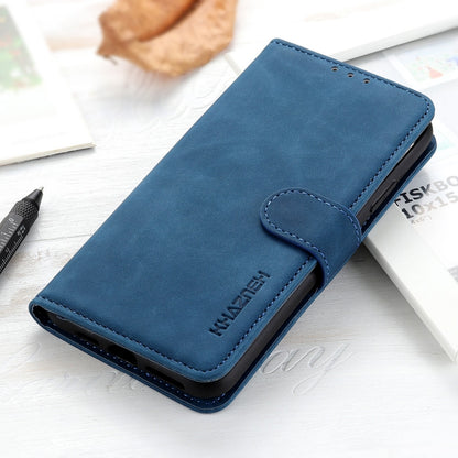 For OnePlus Nord 2 5G KHAZNEH Retro Texture PU + TPU Horizontal Flip Leather Case with Holder & Card Slots & Wallet(Blue) - OnePlus Cases by buy2fix | Online Shopping UK | buy2fix