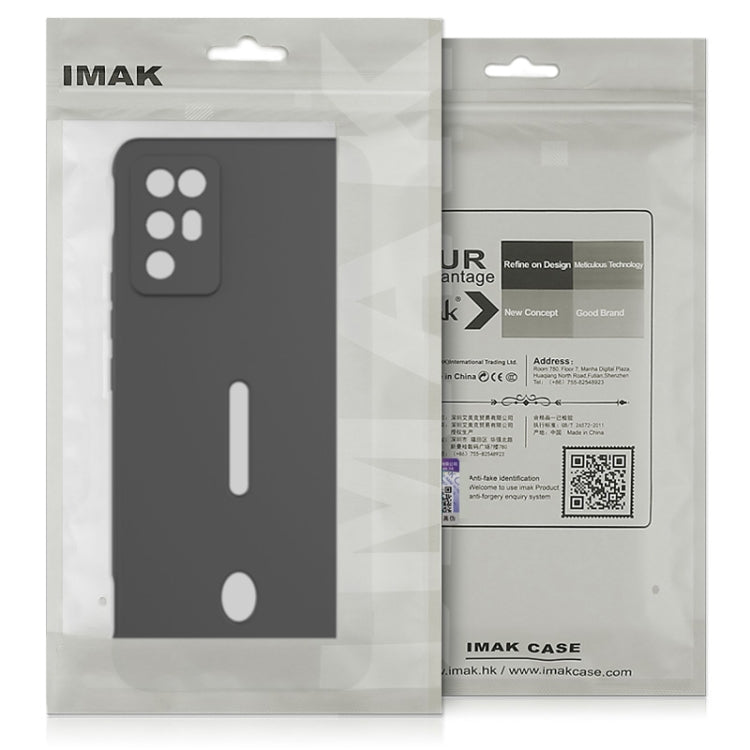 For OPPO Reno6 5G IMAK UC-4 Series Straight Edge TPU Soft Protective Case(Black) - OPPO Cases by imak | Online Shopping UK | buy2fix