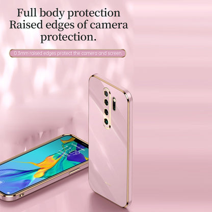 For Xiaomi Redmi Note 8 Pro XINLI Straight 6D Plating Gold Edge TPU Shockproof Case(Celestial Blue) - Xiaomi Cases by XINLI | Online Shopping UK | buy2fix