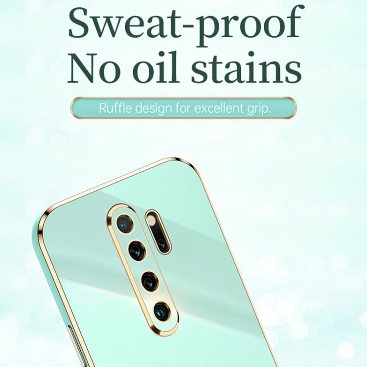 For Xiaomi Redmi Note 8 Pro XINLI Straight 6D Plating Gold Edge TPU Shockproof Case(Celestial Blue) - Xiaomi Cases by XINLI | Online Shopping UK | buy2fix