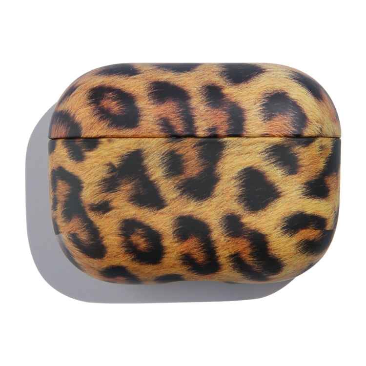 Anti-fall Wireless Earphone PC Protective Case For AirPods Pro(Brown Leopard Texture) - For AirPods Pro by buy2fix | Online Shopping UK | buy2fix
