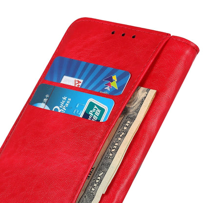 For Nokia XR20 5G Magnetic Crazy Horse Texture Horizontal Flip Leather Case with Holder & Card Slots & Wallet(Red) - Nokia Cases by buy2fix | Online Shopping UK | buy2fix