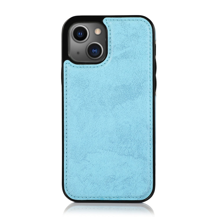 For iPhone 13 Pro Retro 2 in 1 Detachable Horizontal Flip Leather Case with Card Slots & Wallet (Blue) - iPhone 13 Pro Cases by buy2fix | Online Shopping UK | buy2fix