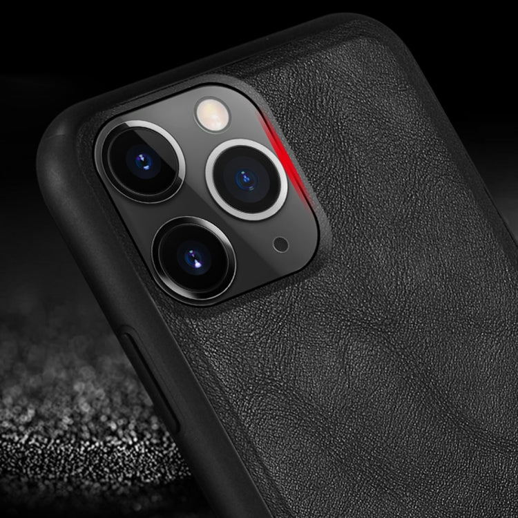 For iPhone 11 Pro SULADA Shockproof TPU + Handmade Leather Protective Case(Black) - iPhone 11 Pro Cases by SULADA | Online Shopping UK | buy2fix