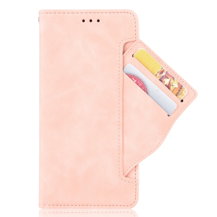 For Doogee N40 Pro Skin Feel Calf Pattern Horizontal Flip Leather Case with Holder & Card Slots & Photo Frame(Pink) - More Brand by buy2fix | Online Shopping UK | buy2fix