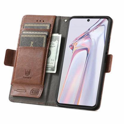 For Blackview A100 CaseNeo Business Splicing Dual Magnetic Buckle Horizontal Flip PU Leather Case with Holder & Card Slots & Wallet(Brown) - More Brand by buy2fix | Online Shopping UK | buy2fix