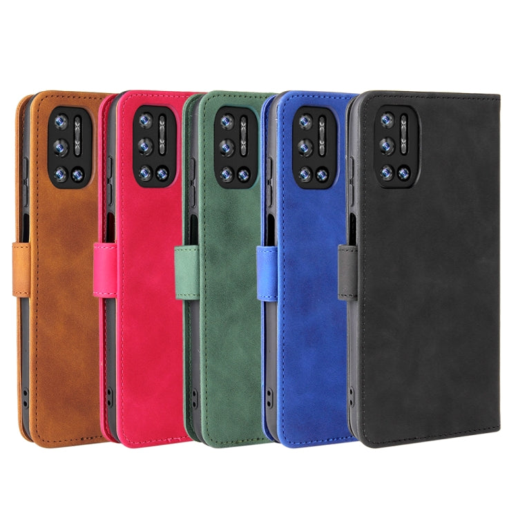 For Doogee N40 Pro Solid Color Skin Feel Magnetic Buckle Horizontal Flip PU Leather Case with Holder & Card Slots & Wallet(Blue) - More Brand by buy2fix | Online Shopping UK | buy2fix