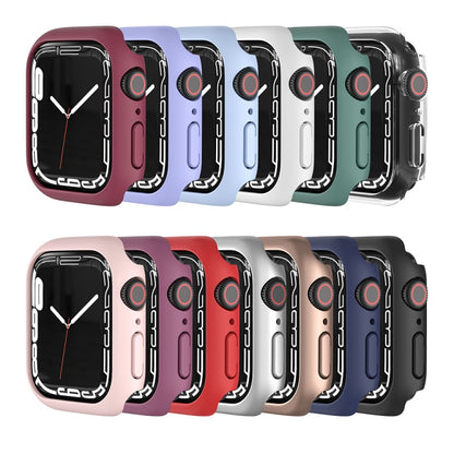 Shockproof TPU Protective Case For Apple Watch Series 9 / 8 / 7 41mm(Black) - Watch Cases by buy2fix | Online Shopping UK | buy2fix