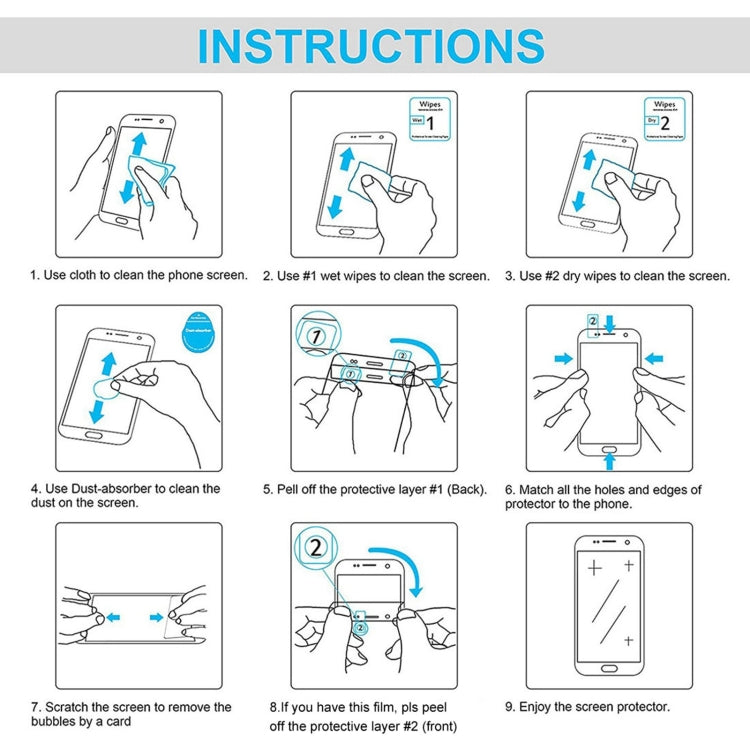 2pcs 9H 2.5D Explosion-proof Tempered Tablet Glass Film For Samsung Galaxy Tab A8 / X200 / X205 / Galaxy Tab A8 10.5 2021 / Chiwei HiPad X Pro 10.5 / Blackview Tab 15 / 15 Pro / HOTWAV Tab R5 / Tab R6 Pro - For Samsung Tab by buy2fix | Online Shopping UK | buy2fix