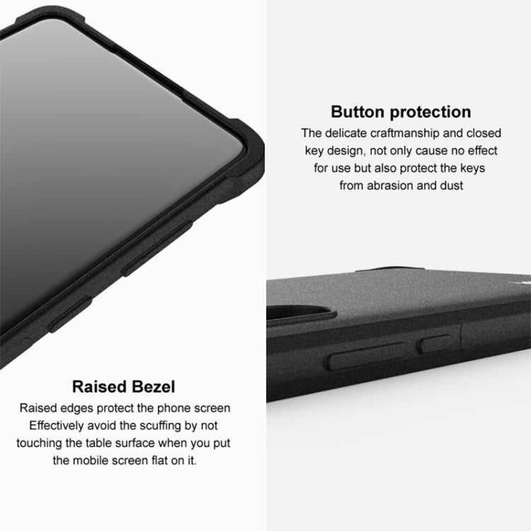 For Xiaomi Black Shark 4 Pro / 4 IMAK All-inclusive Shockproof Airbag TPU Case with Screen Protector(Matte Black) - Xiaomi Cases by imak | Online Shopping UK | buy2fix