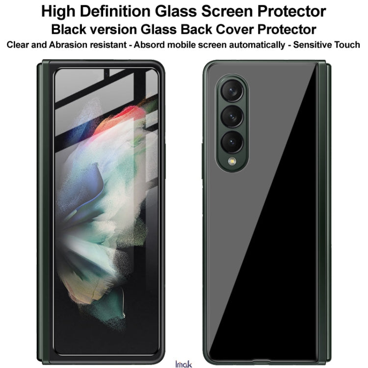 For Samsung Galaxy Z Fold3 5G IMAK 2 in 1 Anterior Protector + Back Protector Tempered Glass Film - Galaxy Tempered Glass by imak | Online Shopping UK | buy2fix