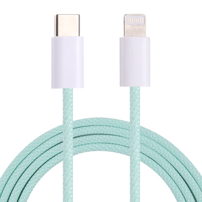 20W PD USB-C / Type-C to 8 Pin Data Cable, Cable Length: 1m(Green) - 2 in 1 Cable by buy2fix | Online Shopping UK | buy2fix