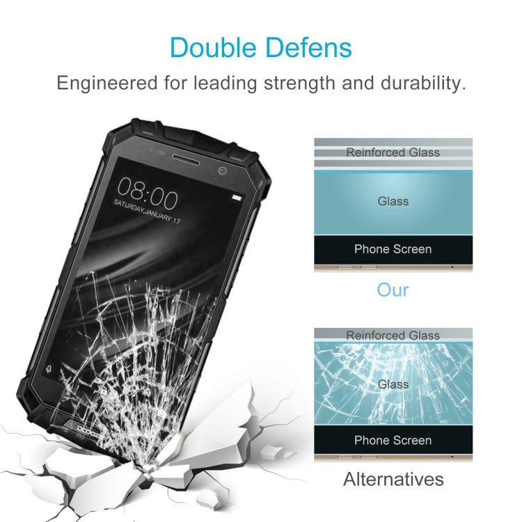 50 PCS 0.26mm 9H 2.5D Tempered Glass Film For Doogee S60 Lite - For Doogee by buy2fix | Online Shopping UK | buy2fix