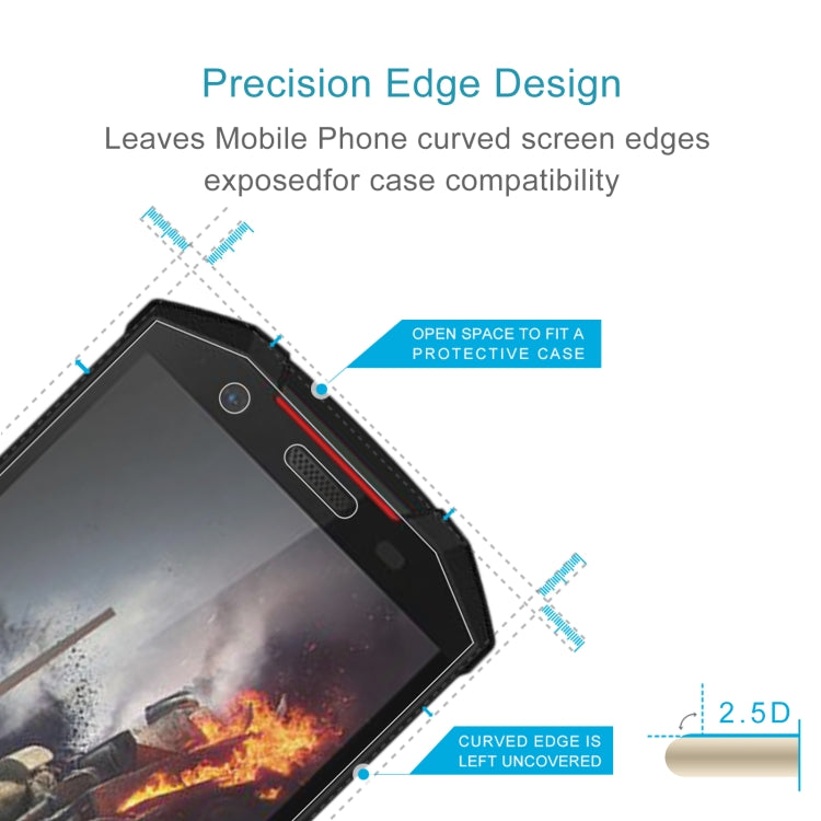 50 PCS 0.26mm 9H 2.5D Tempered Glass Film For Doogee S70 - For Doogee by buy2fix | Online Shopping UK | buy2fix