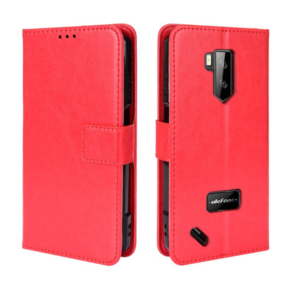 For Ulefone Armor X9 Retro Crazy Horse Texture Leather Phone Case(Red) - Ulefone Cases by buy2fix | Online Shopping UK | buy2fix