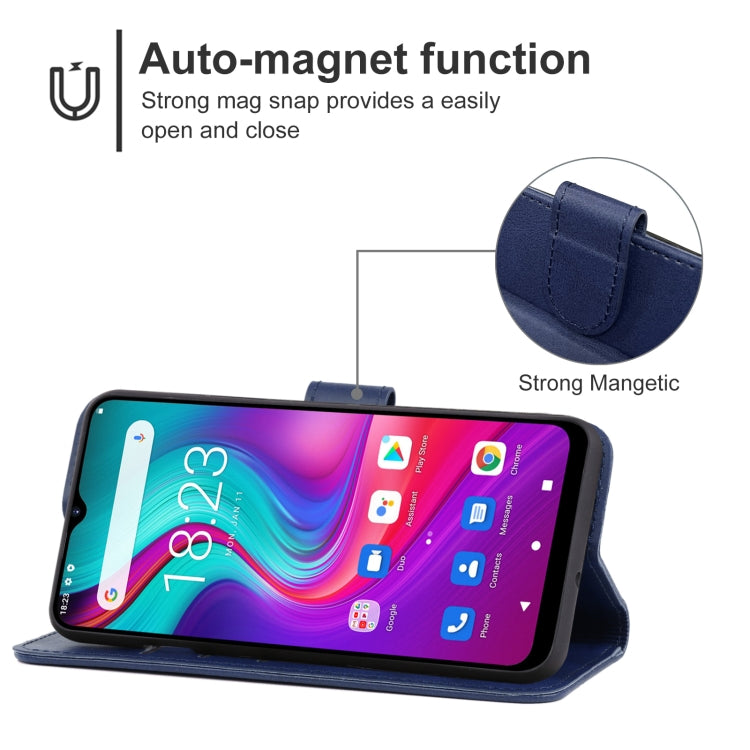 Leather Phone Case For Doogee X96(Blue) - More Brand by buy2fix | Online Shopping UK | buy2fix