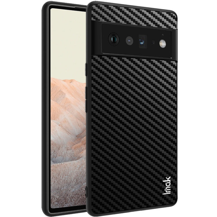 For Google Pixel 6 Pro imak LX-5 Series PC + TPU Case with Screen Protector(Carbon Fiber Texture) - Google Cases by imak | Online Shopping UK | buy2fix