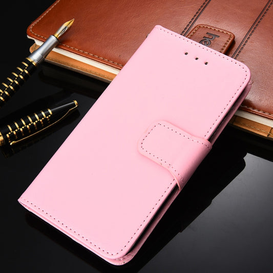 For Ulefone Note 6 / Note 6P Crystal Texture Leather Phone Case(Pink) - Ulefone Cases by buy2fix | Online Shopping UK | buy2fix