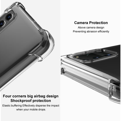 For Xiaomi Redmi K50 / K50 Pro 5G imak TPU Phone Case with Screen Protector(Transparent Black) - Xiaomi Cases by imak | Online Shopping UK | buy2fix