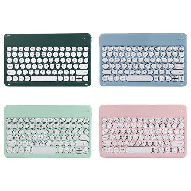 X4 Universal Round Keys Panel Spray Color Bluetooth Keyboard(Light Pink) - Universal Keyboard by buy2fix | Online Shopping UK | buy2fix