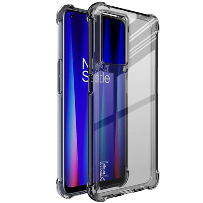 For OnePlus Nord CE 2 5G imak All-inclusive Shockproof Airbag TPU Case with Screen Protector(Transparent Black) - OnePlus Cases by imak | Online Shopping UK | buy2fix