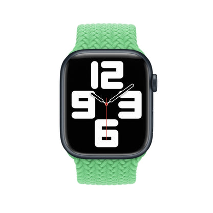 165mm Nylon Braided Watch Band For Apple Watch Ultra 49mm&Watch Ultra 2 49mm / Series 9&8&7 45mm / SE 3&SE 2&6&SE&5&4 44mm / 3&2&1 42mm(Green) - Watch Bands by buy2fix | Online Shopping UK | buy2fix