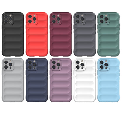 For iPhone 13 Pro Max Magic Shield TPU + Flannel Phone Case (White) - iPhone 13 Pro Max Cases by buy2fix | Online Shopping UK | buy2fix
