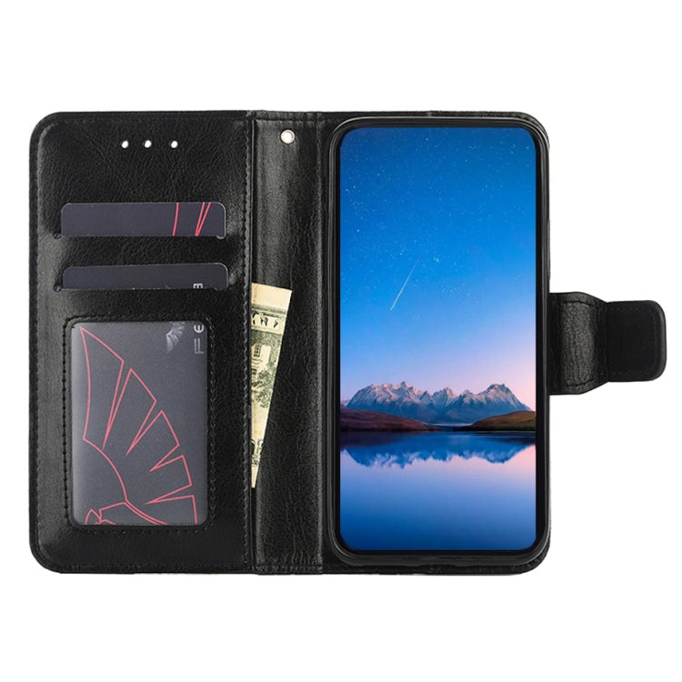 For Blackview A55 Pro Crystal Texture Leather Phone Case(Black) - Huawei Cases by buy2fix | Online Shopping UK | buy2fix