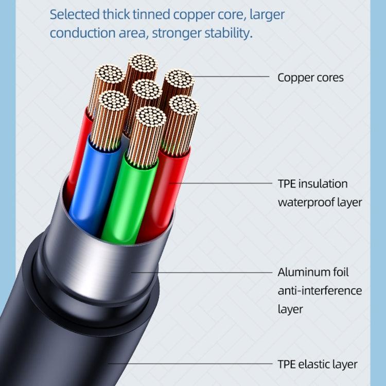 USAMS US-SJ568 6A Type-C / USB-C Fast Charing Data Cable with Light, Length: 1.2m(Green) - USB-C & Type-C Cable by USAMS | Online Shopping UK | buy2fix