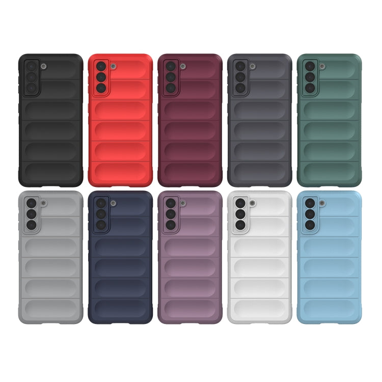 For Samsung Galaxy S21 5G Magic Shield TPU + Flannel Phone Case(Grey) - Galaxy S21 5G Cases by buy2fix | Online Shopping UK | buy2fix
