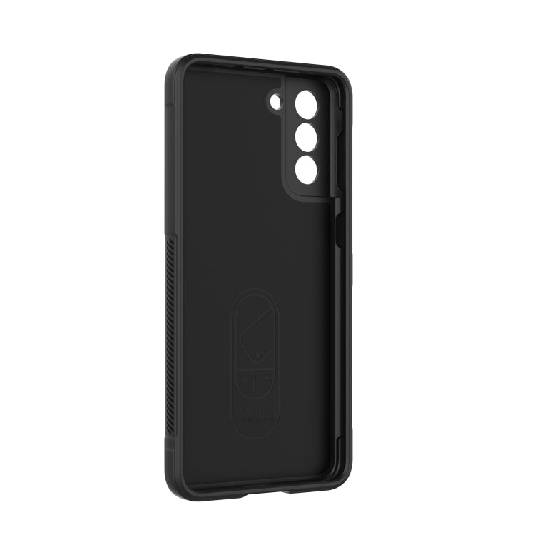 For Samsung Galaxy S21+ 5G Magic Shield TPU + Flannel Phone Case(Dark Grey) - Galaxy S21+ 5G Cases by buy2fix | Online Shopping UK | buy2fix