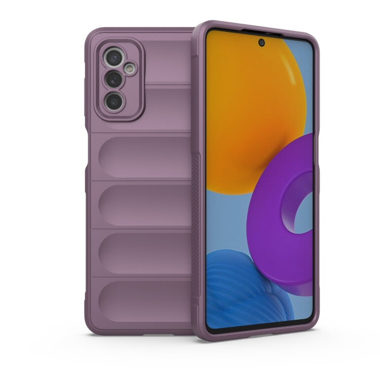For Samsung Galaxy M52 5G Magic Shield TPU + Flannel Phone Case(Purple) - Galaxy Phone Cases by buy2fix | Online Shopping UK | buy2fix