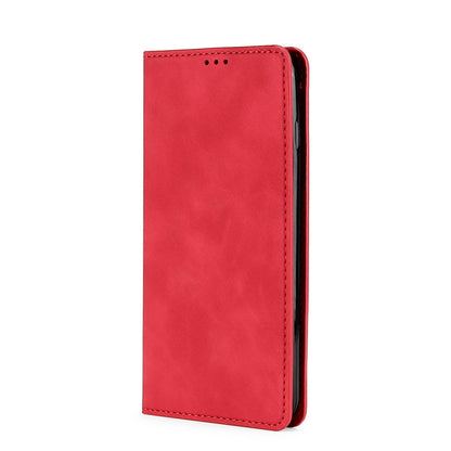 For DOOGEE X96 Pro Skin Feel Magnetic Horizontal Flip Leather Phone Case(Red) - More Brand by buy2fix | Online Shopping UK | buy2fix