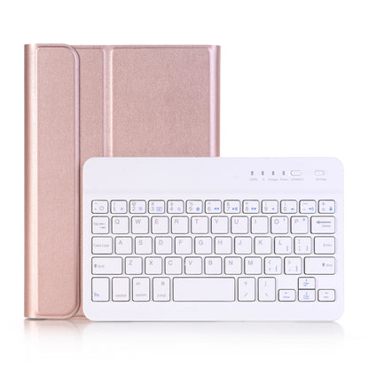 A290 For Galaxy Tab A 8.0 T290 / T295 (2019) Detachable Bluetooth Keyboard Leather Tablet Case with Stand Function(Rose Gold) - Samsung Keyboard by buy2fix | Online Shopping UK | buy2fix