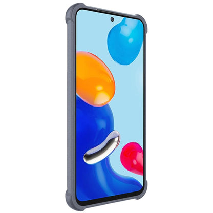 For Xiaomi Redmi Note 11 4G Overseas Version / Note 11S 4G Overseas Version IMAK All-inclusive Shockproof Airbag TPU Phone Case with Screen Protector (Matte Grey) - Xiaomi Cases by imak | Online Shopping UK | buy2fix