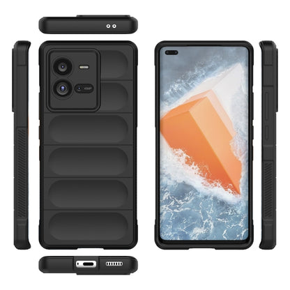 For vivo iQOO 10 Pro 5G Magic Shield TPU + Flannel Phone Case(Dark Green) - vivo Cases by buy2fix | Online Shopping UK | buy2fix