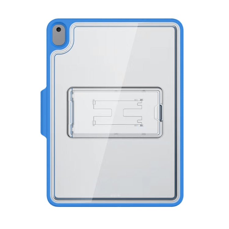 Mutural Transparent Holder Tablet Case For iPad 10.2 2021 / 2020 / 2019 / 10.5(Blue) - iPad 10.2 Cases by Mutural | Online Shopping UK | buy2fix