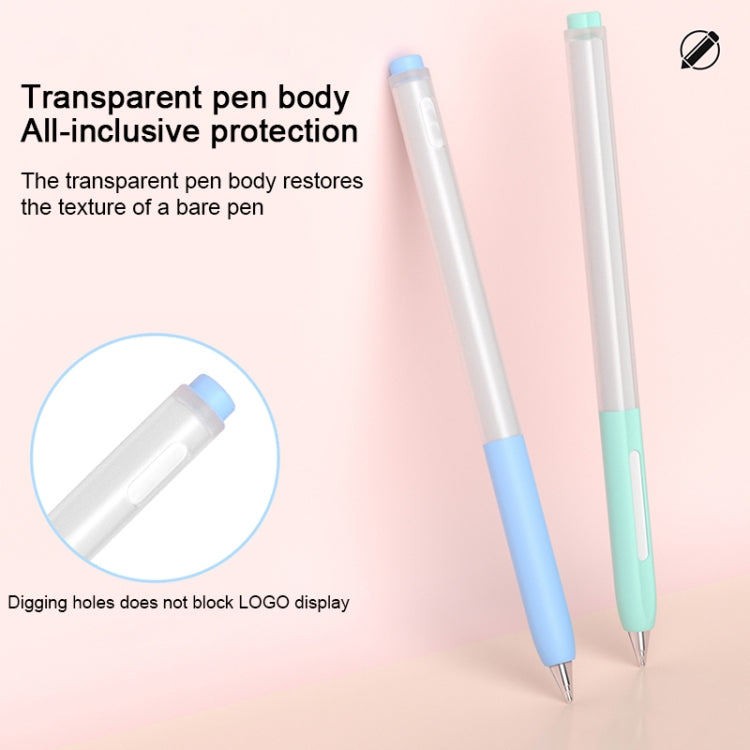 For Huawei M-Pencil 1 / 2 / 3 Universal Stylus Jelly Silicone Protective Cover(Cyan) - Pencil Accessories by buy2fix | Online Shopping UK | buy2fix