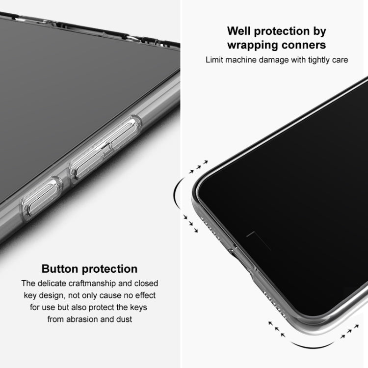 For Xiaomi Redmi K50 Ultra / 12T imak UX-5 Series Transparent Shockproof TPU Phone Case(Transparent) - Xiaomi Cases by imak | Online Shopping UK | buy2fix