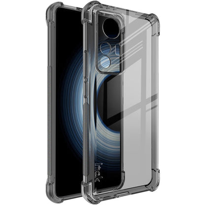 For Xiaomi Redmi K50 Ultra / 12T imak All-inclusive Shockproof Airbag TPU Phone Case (Transparent Black) - Xiaomi Cases by imak | Online Shopping UK | buy2fix